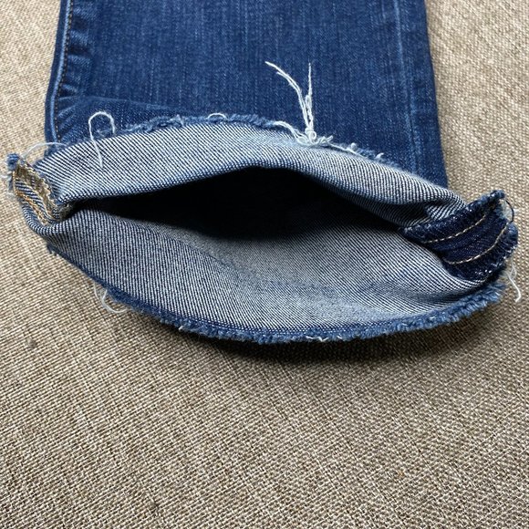 Lucky Brand Lolita Skinny Denim Jeans Women's 4/27 Distressed Blue Casual Pants - Picture 11 of 16